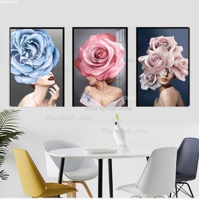 File PSD File bộ tranh treo hiện đại HD40222 (nguyên gốc) chất lượng cao