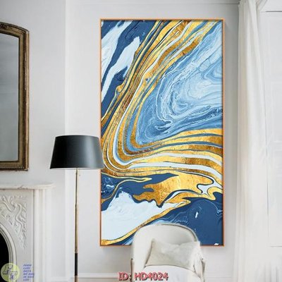 File tranh gốc PSD File tranh treo hiện đại HD4024 còn nguyên layer