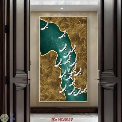 Tải file gốc File tranh treo hiện đại HD4027 (in bạt) quảng cáo