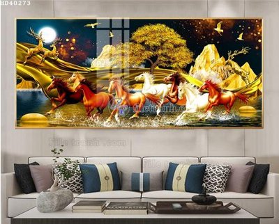 File gốc File bộ tranh treo hiện đại HD40273 (in lụa) cao cấp