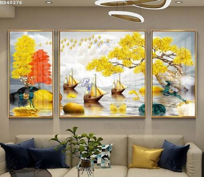 Mua file tranh gốc File bộ tranh treo hiện đại HD40276 tại Filetranh.com