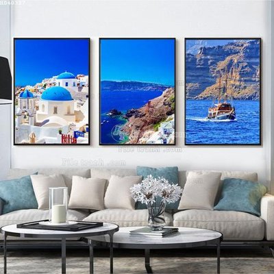 File ảnh File bộ tranh treo hiện đại HD40327 (gốc) cho trang trí nhà hàng