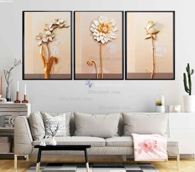 File gốc File bộ tranh treo hiện đại HD40331 (thiết kế) độc quyền