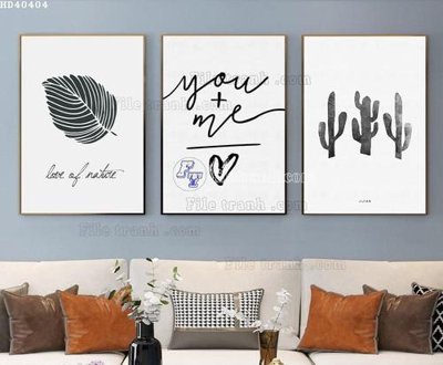 File gốc File bộ tranh treo hiện đại HD40404 (ảnh chi tiết) để in trần