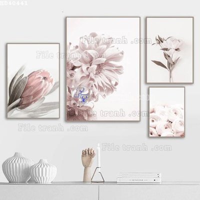 File gốc File bộ tranh treo hiện đại HD40441 (phong cách) tối giản
