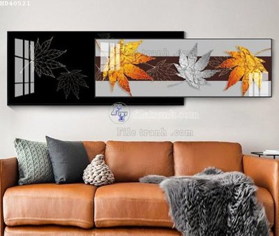 Ảnh gốc File bộ tranh treo hiện đại HD40521 (siêu chi tiết) để in ấn