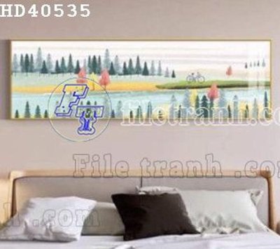 File PSD File bộ tranh treo hiện đại HD40535 (bản gốc) cho nhà in