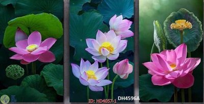 File gốc File tranh treo hiện đại HD4057 (in lụa) họa tiết 3D