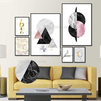 File in trần File bộ tranh treo hiện đại HD40608 (file gốc) chủ đề vũ trụ