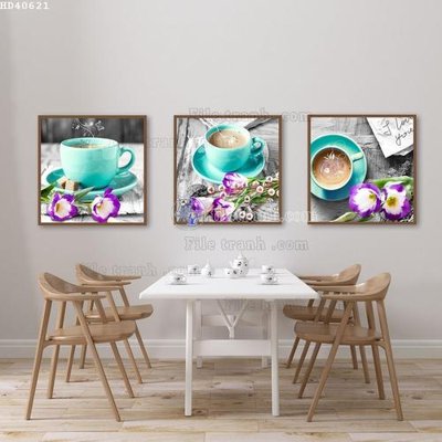File tranh File bộ tranh treo hiện đại HD40621 (ảnh gốc) in trần xuyên sáng