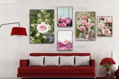 Tải file File bộ tranh treo hiện đại HD40638 (gốc) chủ đề tâm linh