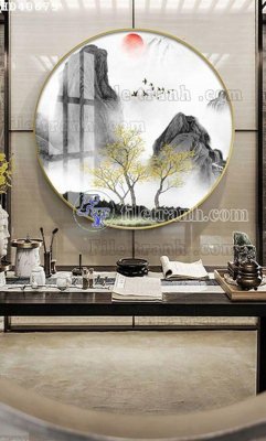 File gốc File bộ tranh treo hiện đại HD40675 (cho in 3D) độc đáo