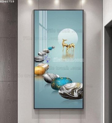 Download file gốc File bộ tranh treo hiện đại HD40759 (in mica) trong suốt