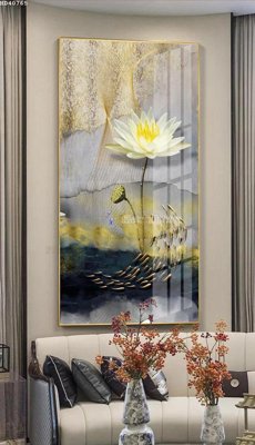 File tranh File bộ tranh treo hiện đại HD40765 (ảnh gốc) in trần nhà