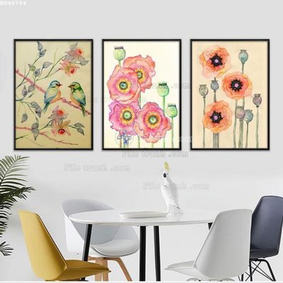 Tải file File bộ tranh treo hiện đại HD40784 (gốc) làm file thiết kế