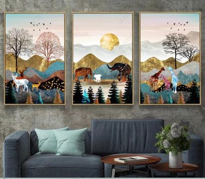 Tải file File tranh treo hiện đại HD4080 (gốc) làm file quảng cáo