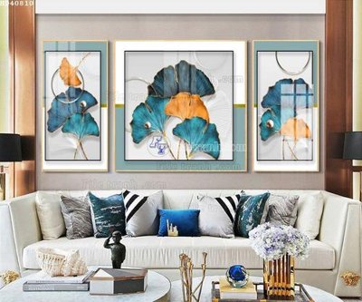 File tranh File bộ tranh treo hiện đại HD40810 (ảnh gốc) cho in ấn kỹ thuật số