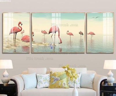 File tranh File bộ tranh treo hiện đại HD40902 (bản gốc) treo quán cafe