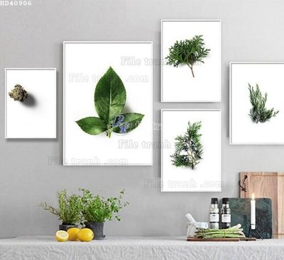 Download file File bộ tranh treo hiện đại HD40906 (gốc) in mica ốp bếp