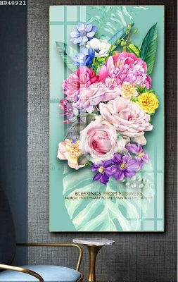 Tải file gốc in lụa File bộ tranh treo hiện đại HD40921 siêu nét