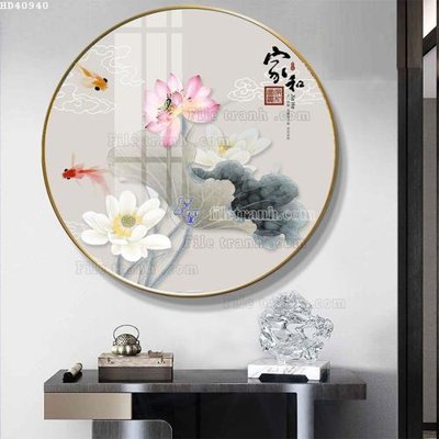 File tranh File bộ tranh treo hiện đại HD40940 (bản gốc) in canvas