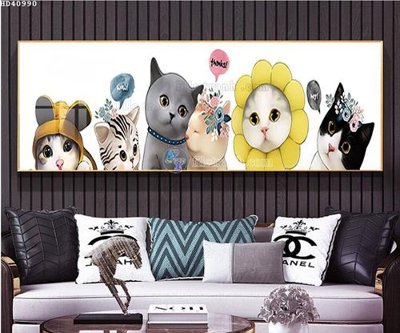 File gốc in ấn File bộ tranh treo hiện đại HD40990 chất lượng vượt trội