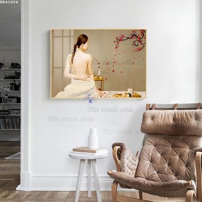 File gốc in tráng gương File bộ tranh treo hiện đại HD41004 chi tiết