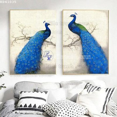 File in ấn chuyên nghiệp File bộ tranh treo hiện đại HD41035 (file gốc)