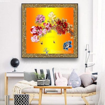 File tranh gốc File bộ tranh treo hiện đại HD41043 chủ đề hiện đại