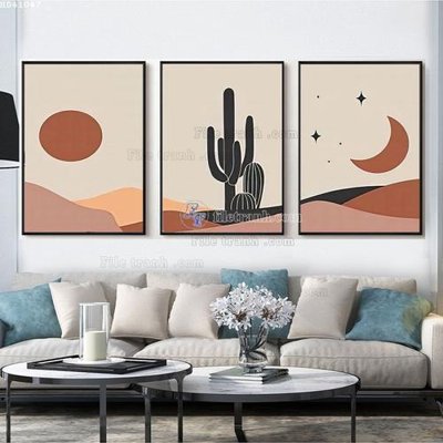 File PSD File bộ tranh treo hiện đại HD41047 (nguyên bản) cho thiết kế