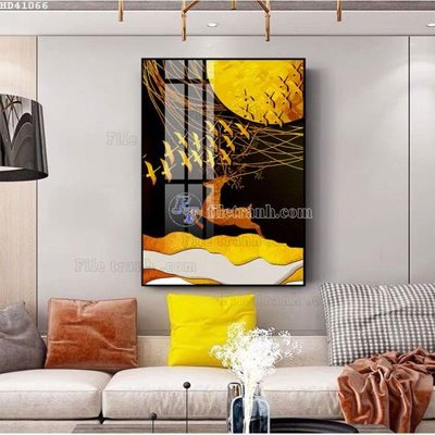 File gốc File bộ tranh treo hiện đại HD41066 (phong cách) tối giản