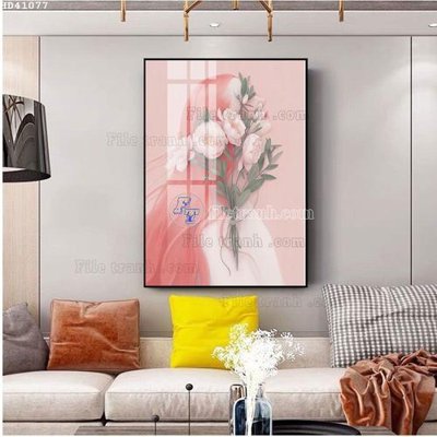 File gốc File bộ tranh treo hiện đại HD41077 (in mica) làm bảng hiệu