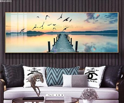 Ảnh gốc File bộ tranh treo hiện đại HD41083 (độ nét cao) in tráng gương