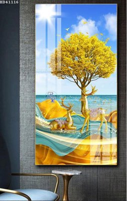 Ảnh gốc file in lụa File bộ tranh treo hiện đại HD41116 chi tiết