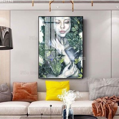 Download file File bộ tranh treo hiện đại HD41170 (gốc) in mica đèn LED