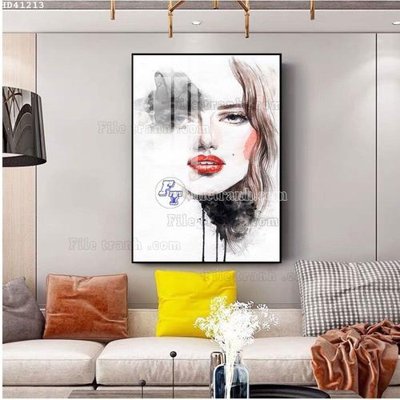 File ảnh File bộ tranh treo hiện đại HD41213 (gốc) in backdrop sự kiện