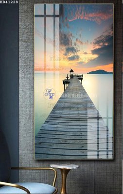 Ảnh gốc file in lụa File bộ tranh treo hiện đại HD41228 chi tiết