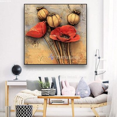 File tranh File bộ tranh treo hiện đại HD41339 (gốc) chủ đề trừu tượng