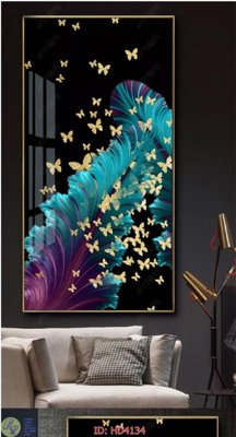 File gốc in ấn File tranh treo hiện đại HD4134 chuẩn màu CMYK