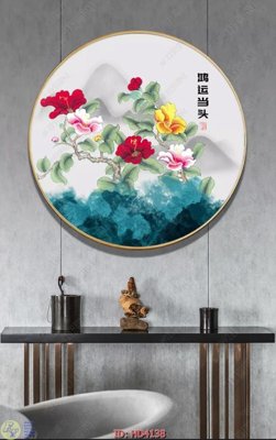 File tranh File tranh treo hiện đại HD4138 (ảnh gốc) in trần nhà