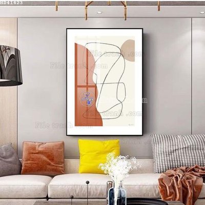 File gốc in mica File bộ tranh treo hiện đại HD41423 chất lượng