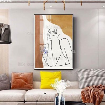 File tranh File bộ tranh treo hiện đại HD41470 (bản gốc) in canvas