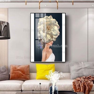 File tranh quảng cáo File bộ tranh treo hiện đại HD41535 (file gốc) chuyên nghiệp