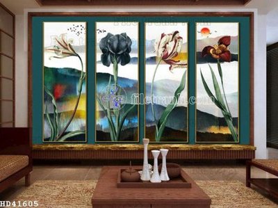 File PSD File bộ tranh treo hiện đại HD41605 (bản gốc) dễ dàng edit