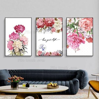 Tải file File bộ tranh treo hiện đại HD41704 (PSD) cho in tranh kính