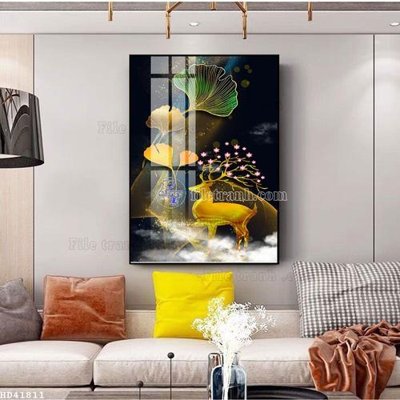Tải file File bộ tranh treo hiện đại HD41811 (ảnh gốc) in tranh kính