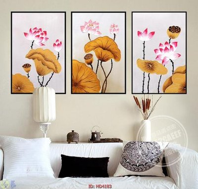 File gốc File tranh treo hiện đại HD4183 (in ấn) màu sắc trung thực