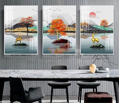 Tải file PSD File bộ tranh treo hiện đại HD41835 (nguyên layer) để in