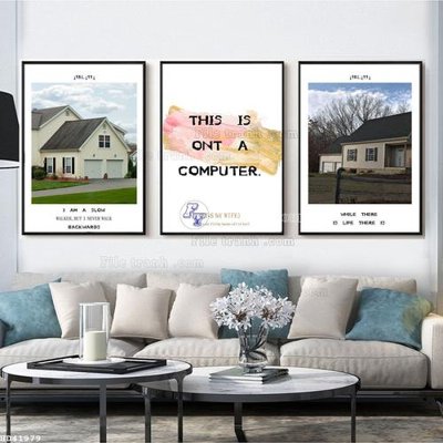 File tranh File bộ tranh treo hiện đại HD41979 (file gốc) chuẩn màu in