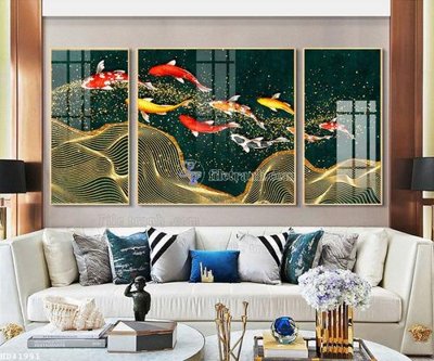 File ảnh File bộ tranh treo hiện đại HD41991 (gốc) in biển hiệu